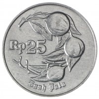 Монета Индонезия 25 рупий 1995