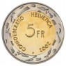 Швейцария 5 франков 2002 Праздник Эскалад 1602-2002