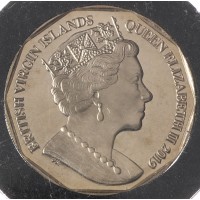 Британские Виргинские острова 1 доллар 2019 Фламинго - Чилийский фламинго