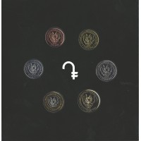 Армения набор 6 монет 10, 20, 50, 100, 200 и 500 драм 2021 в официальном буклете