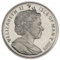 Остров Мэн 1 крона 2005 Награды - Орден Белой розы Финляндии