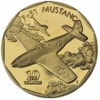 Маршалловы Острова 10 долларов 1991 North American P-51 Mustang