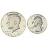 США набор 25 и 50 центов 1976 200 лет независимости США Двор S