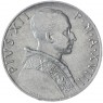Ватикан 5 лир 1956 Надпись на аверсе "P·M·A·"