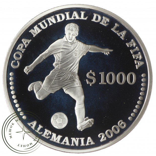 Уругвай 1000 песо 2003 Чемпионат мира по футболу 2006