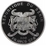 Бенин 100 франков 2011 Ландыш майский
