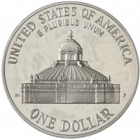Монета США 1 доллар 2000 200 лет Библиотеке Конгресса PROOF