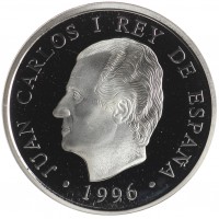 Монета Испания 1000 песет 1996 Летние Паралимпийские Игры в Атланте 1996