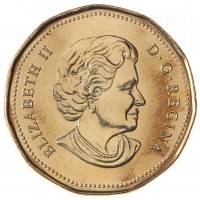 Монета Канада 1 доллар 2006 XX зимние Олимпийские Игры в Турине