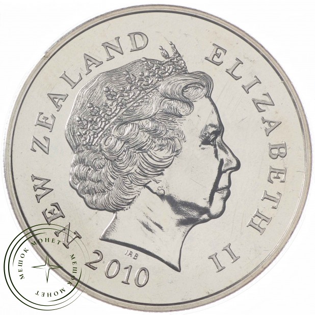 Новая Зеландия 5 долларов 2010 Дельфин Мауи