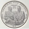 Либерия 1 доллар 1996 Выдающиеся Личности - Мао Цзэдун и Никсон