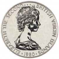 Британские Виргинские острова 1 доллар 1980