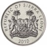 Сьерра-Леоне 1 доллар 2010 Чемпионат мира по футболу 2010 в ЮАР