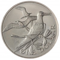 Британские Виргинские острова 1 доллар 1976
