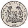 Сьерра-Леоне 1 доллар 2001 Большая пятерка