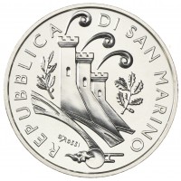 Монета Сан-Марино 10 евро 2022 Китайский гороскоп - год тигра