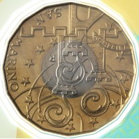 Монета Сан-Марино 5 евро 2016 Юбилейный год милосердия