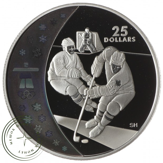 Канада 25 долларов 2007 XXI зимние Олимпийские Игры в Ванкувере 2010 - Хоккей
