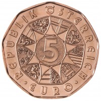 Монета Австрия 5 евро 2022 Австрия - демократическая республика