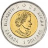 Канада 2 доллара 2020 100 лет со дня рождения Билла Рида