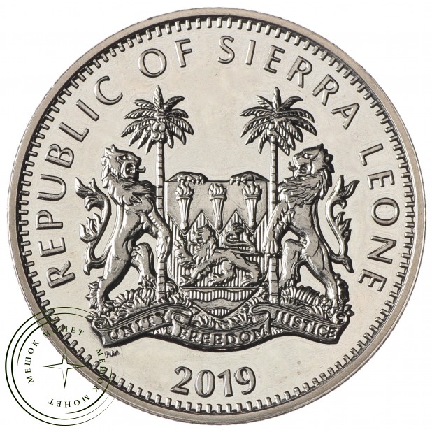 Сьерра-Леоне 1 доллар 2019 Буйвол