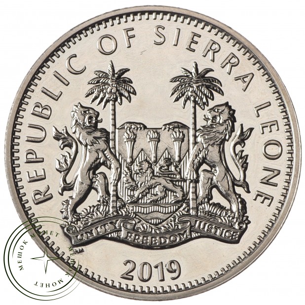 Сьерра-Леоне 1 доллар 2019 Носорог