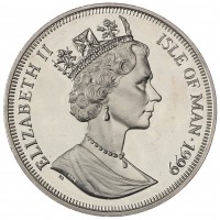 Остров Мэн 1 крона 1999 80 лет Дню перемирия