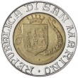 Сан-Марино 500 лир 1989 Шестнадцать веков истории