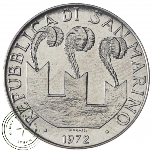 Сан-Марино 100 лир 1972 — 937035399