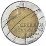 Сан-Марино 500 лир 1990 Шестнадцать веков истории
