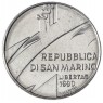 Сан-Марино 100 лир 1990 Шестнадцать веков истории