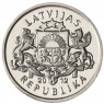 Латвия 1 лат 2012 Колокольчики
