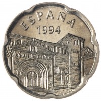 Монета Испания 50 песет 1994 Наскальные рисунки пещеры Альтамира