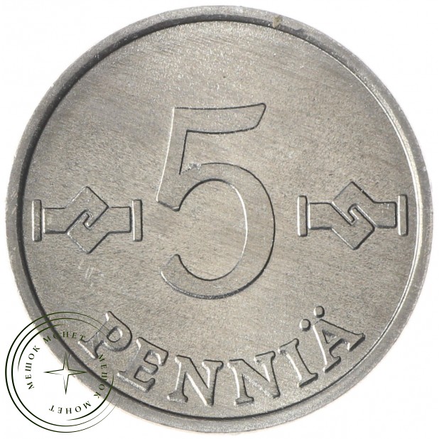 Финляндия 5 пенни 1981