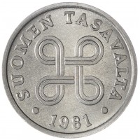 Финляндия 5 пенни 1981