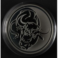 Монета 3 рубля 2009 Бык