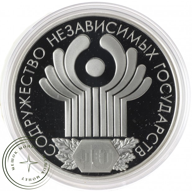 3 рубля 2001 10 лет СНГ - 25124356