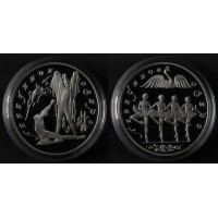 Набор 2 монеты 3 рубля 1997 Русский балет - Лебединое озеро и Танец мальниких лебедей