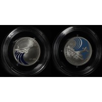 Монета Набор 1 рубль 2011 Ту-144 и Биплан У-2