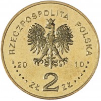 Монета Польша 2 злотых 2010 Великие сражения - Грюнвальдская битва