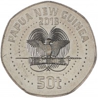 Монета Папуа - Новая Гвинея 50 тойя 2018 Председательство в АТЭС
