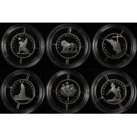 Монета Набор 1 рубль 2003 300-летие основания Санкт-Петербурга