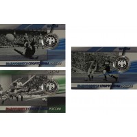 Набор монет 2 рубля 2010 год Выдающиеся спортсмены России. Яшин, Бесков, Стрельцов