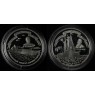 Набор 2 монеты 3 рубля 1996 300-летие российского флота - Адмирал Кузнецов и Ледокол Ермак