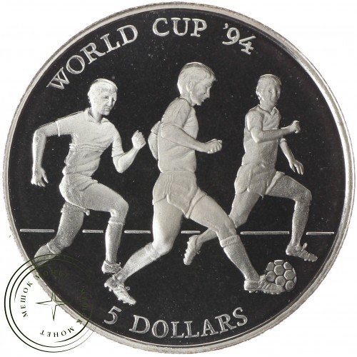Острова Кука 5 долларов 1991 Чемпионат мира по футболу 1994 — 937035869