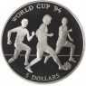 Острова Кука 5 долларов 1991 Чемпионат мира по футболу 1994