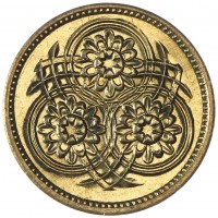 Монета Гайана 1 цент 1979-1989