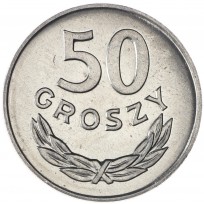 Польша 50 грошей 1985
