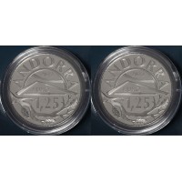 Андорра набор 2 монеты 1.25 евро 2022 Сант Жоан де Казельес и Белка