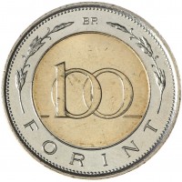 Монета Венгрия 100 форинтов 2020